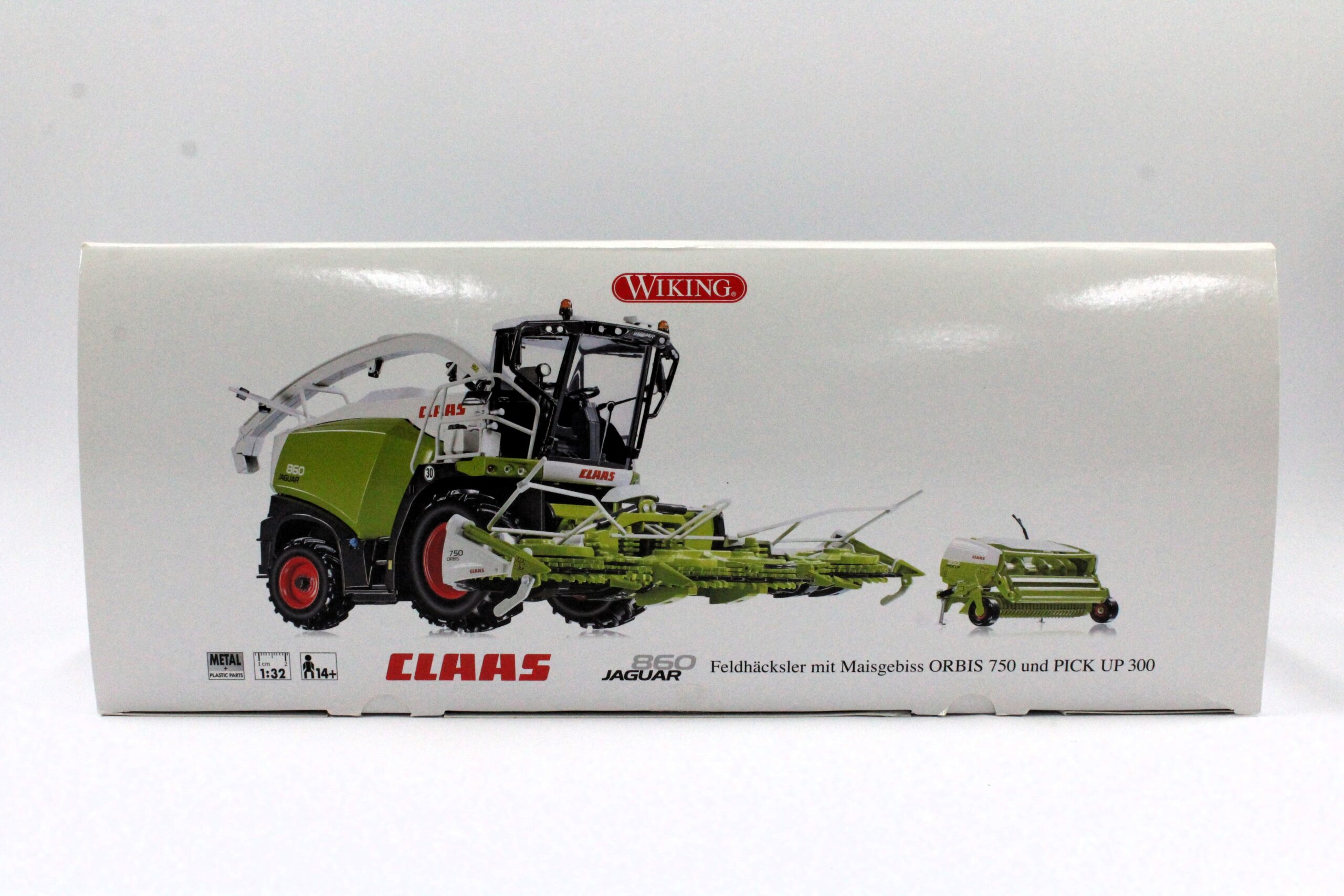☆Wiking 1/32 　JAGUAR860☆ Claas Jaguar 860 + Orbis 750 + pick up 300 - 1:32 < Poppema